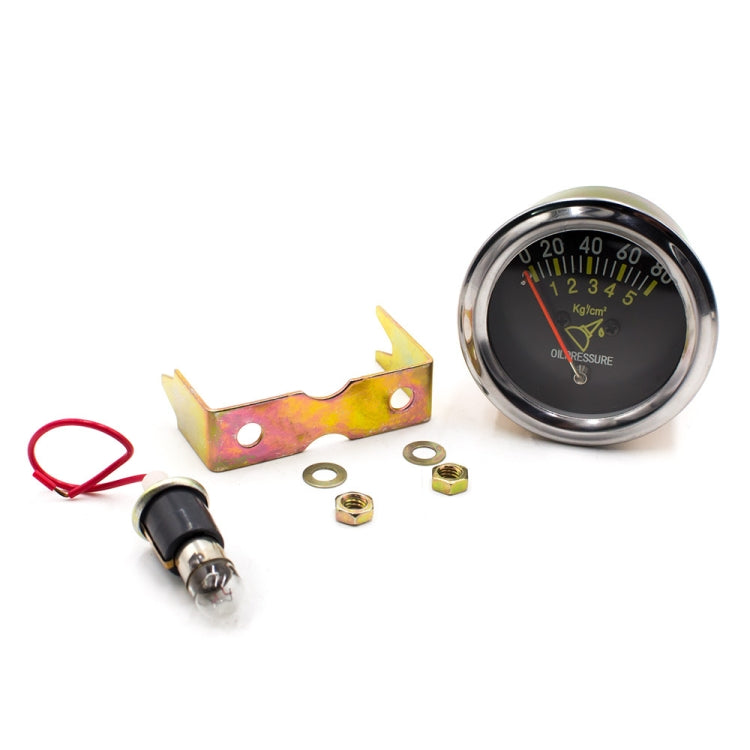 รถดัดแปลง 12V Universal 52 มม.เครื่องวัดความดันน้ำมันกล, Mechanical Oil Pressure Gauge