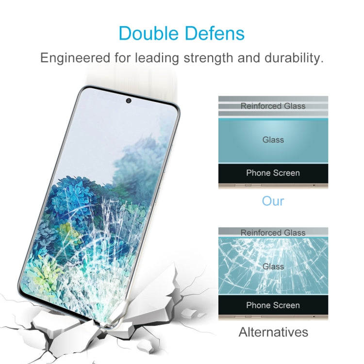 0.26mm 9H 2.5D ฟิล์มกระจกนิรภัยแบบไม่เต็มหน้าจอป้องกันการระเบิด, For Galaxy S20, For Galaxy S20+, For Galaxy A01, For Galaxy S10 Lite, For Motorola One Hyper
