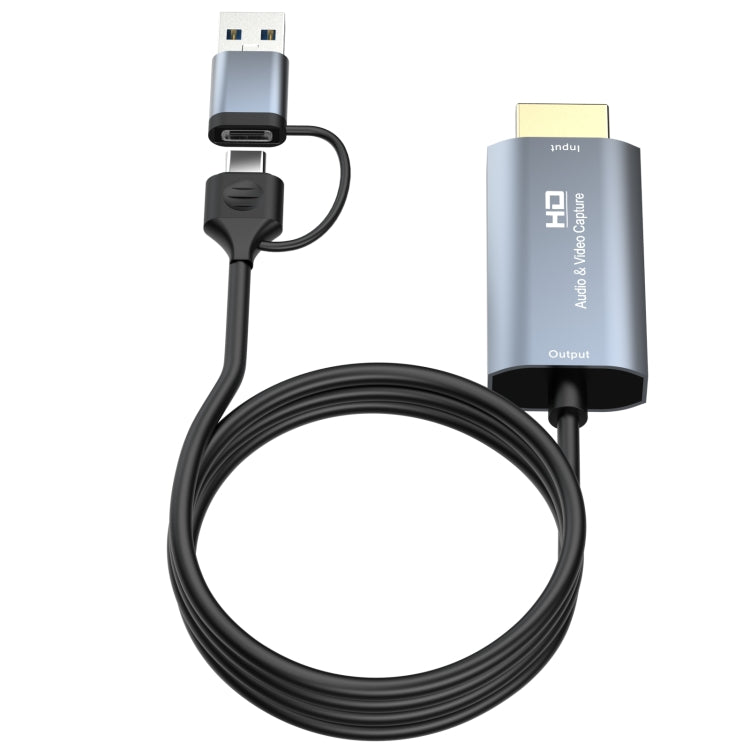Z36 การ์ดจับภาพวิดีโอ HD HDMI/M เป็น USB ชนิด C/M ความยาว: 2 ม, Z36