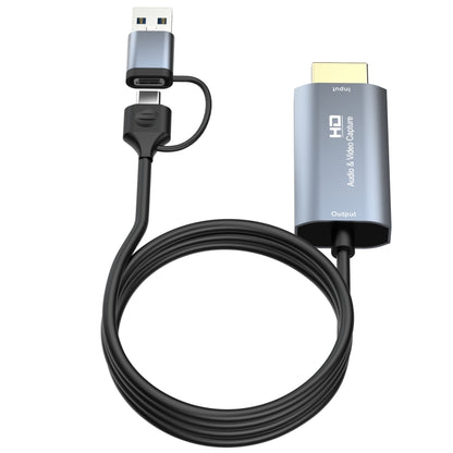 Z36 การ์ดจับภาพวิดีโอ HD HDMI/M เป็น USB ชนิด C/M ความยาว: 2 ม, Z36