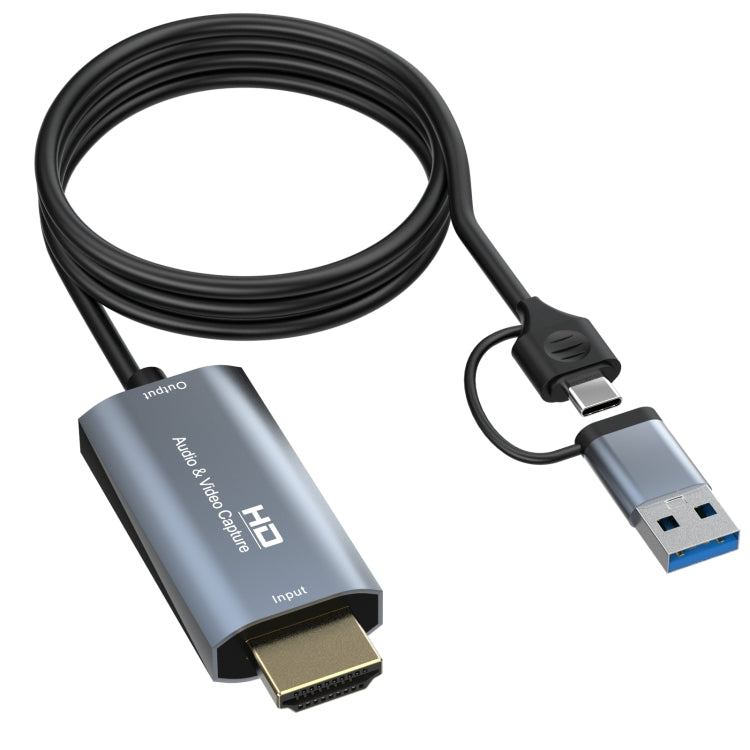 Z36 การ์ดจับภาพวิดีโอ HD HDMI/M เป็น USB ชนิด C/M ความยาว: 2 ม, Z36