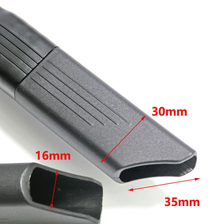 2 ชิ้นสำหรับเครื่องดูดฝุ่น Dyson V7 / V8 / V10 / V11 Bendable ยาวนุ่มแบนแคบดูดหัวฉีด