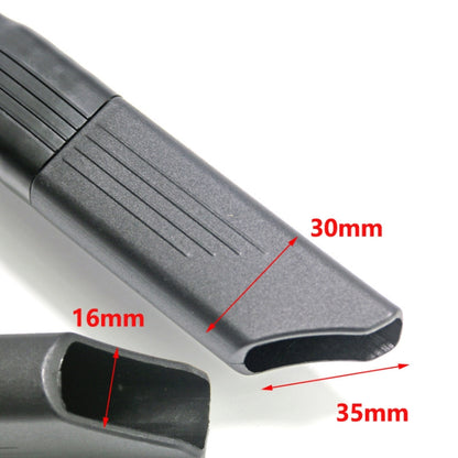 2 ชิ้นสำหรับเครื่องดูดฝุ่น Dyson V7 / V8 / V10 / V11 Bendable ยาวนุ่มแบนแคบดูดหัวฉีด