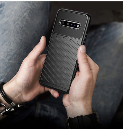 เคสกันกระแทก Thunderbolt TPU Soft, For LG V60 ThinQ, For Motorola E7, For Galaxy A70e, For Motorola Edge Plus, For Galaxy A41