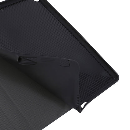 ซองหนังพลิกแนวนอนพื้นผิวกดด้วยไฟฟ้าพร้อมตัวยึดและช่องเสียบปากกา, For iPad 10.2 / Air 2019 / Pro 10.5, For iPad 9.7 (2018) / (2017)