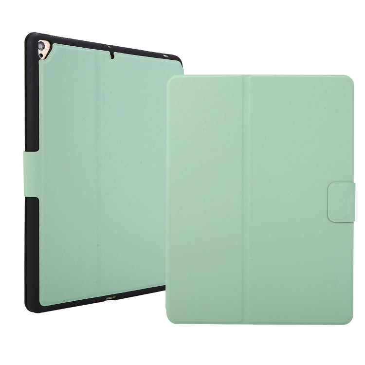 ซองหนังพลิกแนวนอนพื้นผิวกดด้วยไฟฟ้าพร้อมตัวยึดและช่องเสียบปากกา, For iPad 10.2 / Air 2019 / Pro 10.5, For iPad 9.7 (2018) / (2017)