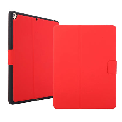 ซองหนังพลิกแนวนอนพื้นผิวกดด้วยไฟฟ้าพร้อมตัวยึดและช่องเสียบปากกา, For iPad 10.2 / Air 2019 / Pro 10.5, For iPad 9.7 (2018) / (2017)