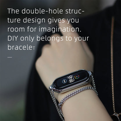 สำหรับวง Xiaomi Mi 7 / 7 NFC MIJOBS จี้โลหะสร้อยคอนาฬิกาสแตนเลส, For Xiaomi Mi Band 7 / 7 NFC