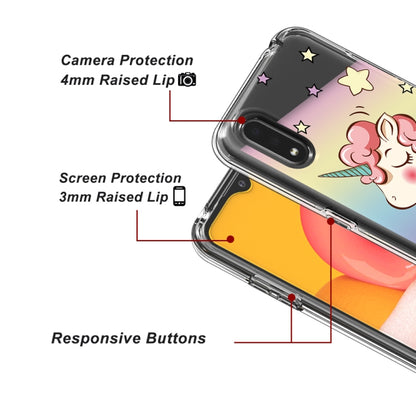 2 ใน 1 PC + TPU Card Pattern เคสใส, For Galaxy A01, For Galaxy A21, For Galaxy S20, For Galaxy S20+