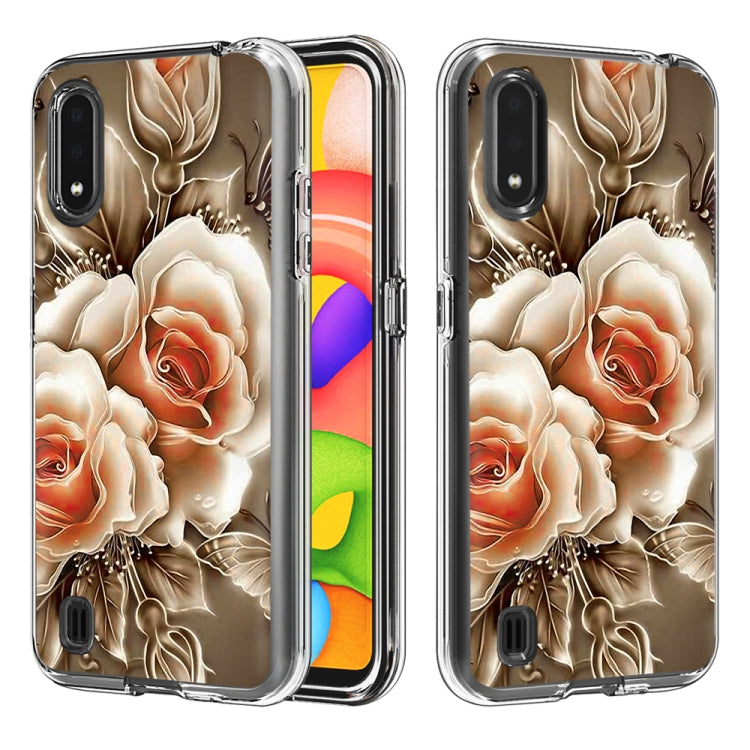 2 ใน 1 PC + TPU Card Pattern เคสใส, For Galaxy A01, For Galaxy A21, For Galaxy S20, For Galaxy S20+