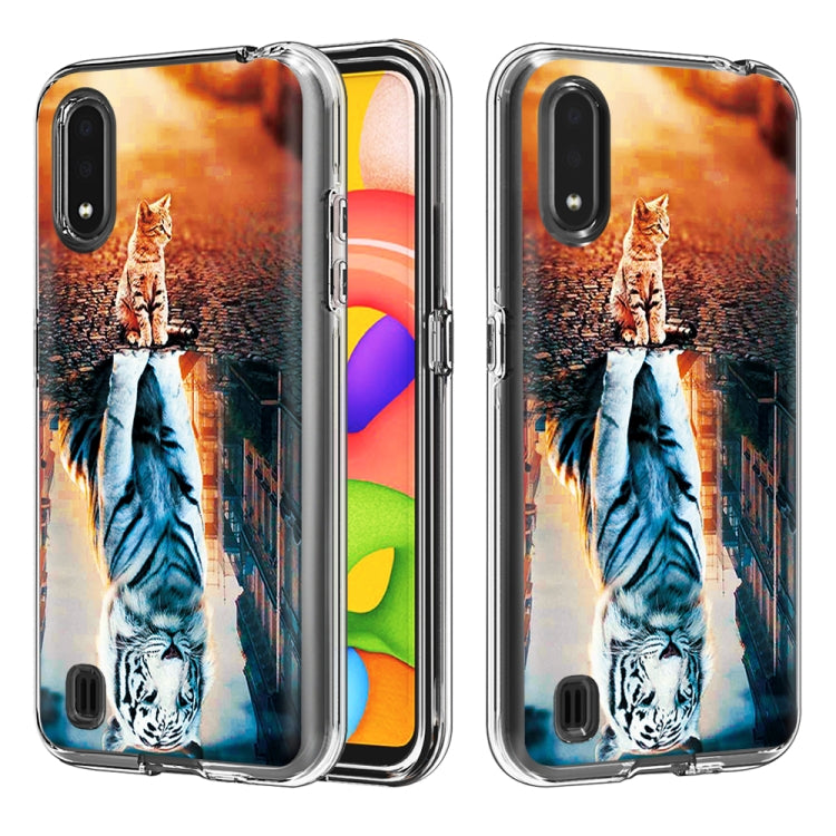 2 ใน 1 PC + TPU Card Pattern เคสใส, For Galaxy A01, For Galaxy A21, For Galaxy S20, For Galaxy S20+