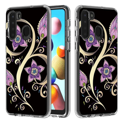 2 ใน 1 PC + TPU Card Pattern เคสใส, For Galaxy A01, For Galaxy A21, For Galaxy S20, For Galaxy S20+