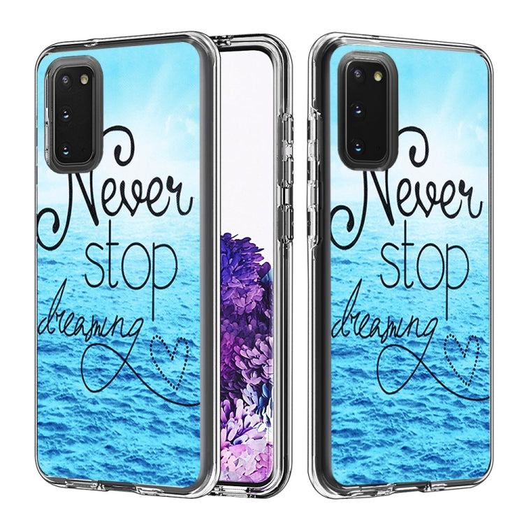 2 ใน 1 PC + TPU Card Pattern เคสใส, For Galaxy A01, For Galaxy A21, For Galaxy S20, For Galaxy S20+