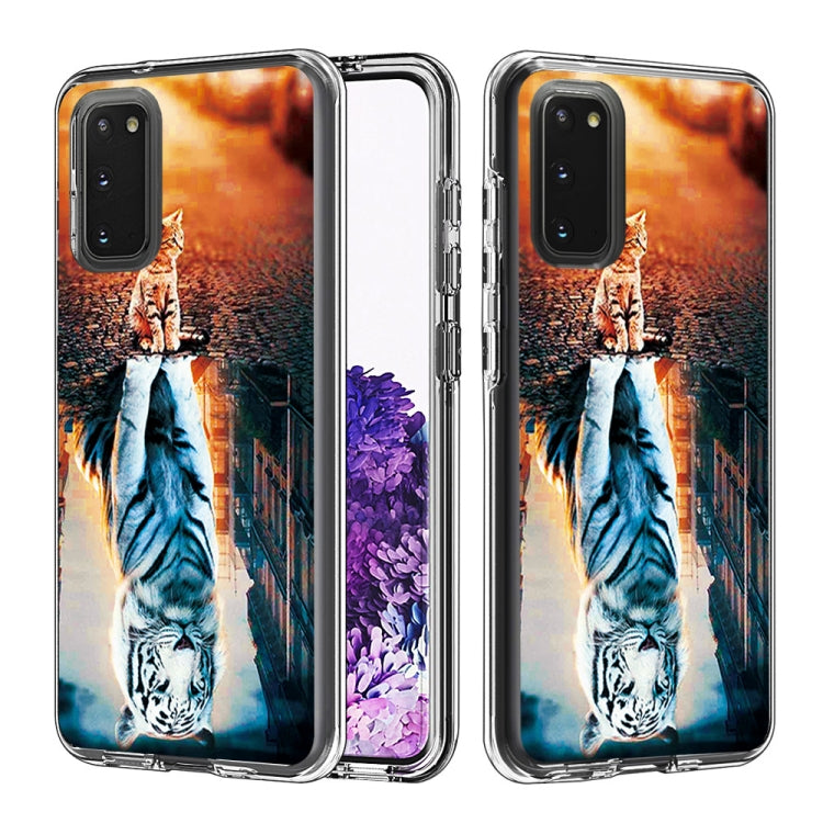 2 ใน 1 PC + TPU Card Pattern เคสใส, For Galaxy A01, For Galaxy A21, For Galaxy S20, For Galaxy S20+