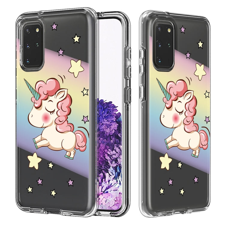 2 ใน 1 PC + TPU Card Pattern เคสใส, For Galaxy A01, For Galaxy A21, For Galaxy S20, For Galaxy S20+