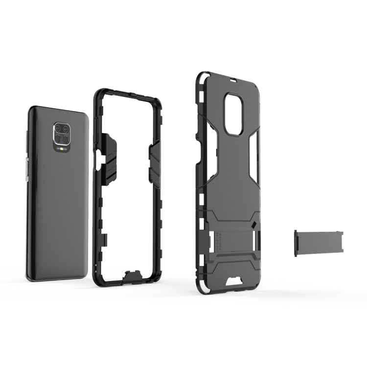 เคสกันกระแทก PC + TPU พร้อมตัวยึด, For Xiaomi Redmi Note 9 Pro Max, For Xiaomi Redmi Note 9S
