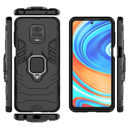 PC + TPU เปลือกป้องกันการตกพร้อมตัวยึดวงแหวนแม่เหล็ก, For Xiaomi Redmi Note 9 Pro Max, For Xiaomi Redmi Note 9S