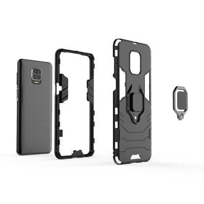 PC + TPU เปลือกป้องกันการตกพร้อมตัวยึดวงแหวนแม่เหล็ก, For Xiaomi Redmi Note 9 Pro Max, For Xiaomi Redmi Note 9S