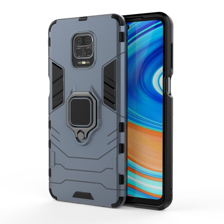 PC + TPU เปลือกป้องกันการตกพร้อมตัวยึดวงแหวนแม่เหล็ก, For Xiaomi Redmi Note 9 Pro Max, For Xiaomi Redmi Note 9S