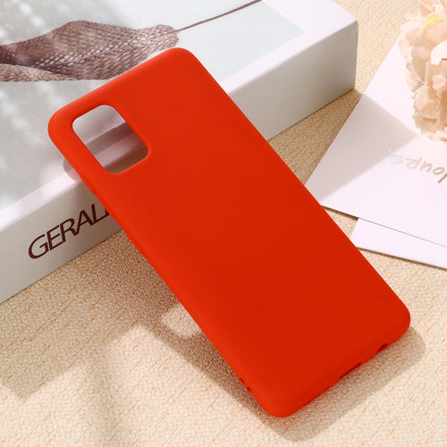 เคสป้องกันโทรศัพท์มือถือซิลิโคนเหลวสีทึบป้องกันการตกเต็มรูปแบบ, For Galaxy A41