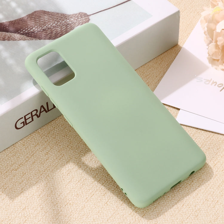 เคสป้องกันโทรศัพท์มือถือซิลิโคนเหลวสีทึบป้องกันการตกเต็มรูปแบบ, For Galaxy A41