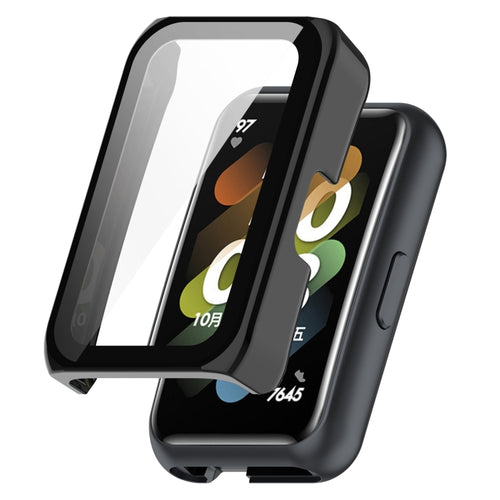 PC + ฟิล์มกระจกนิรภัยในตัวเคสนาฬิกาป้องกัน, For Huawei Watch Fit Mini, For Xplora X5 Play Children Watch