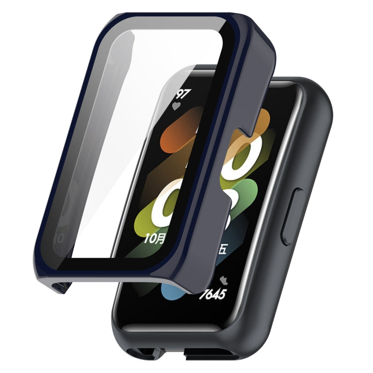 PC + ฟิล์มกระจกนิรภัยในตัวเคสนาฬิกาป้องกัน, For Huawei Watch Fit Mini, For Xplora X5 Play Children Watch
