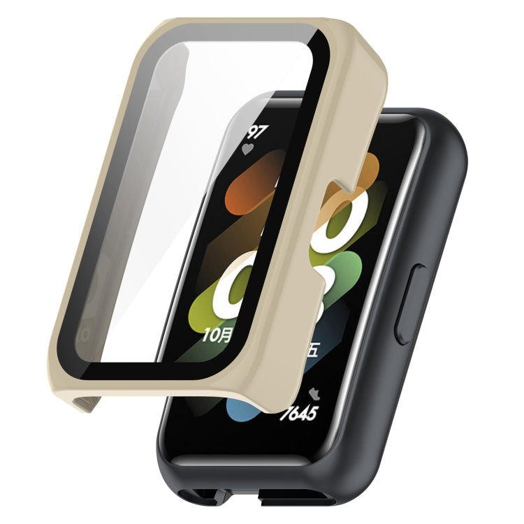 PC + ฟิล์มกระจกนิรภัยในตัวเคสนาฬิกาป้องกัน, For Huawei Watch Fit Mini, For Xplora X5 Play Children Watch