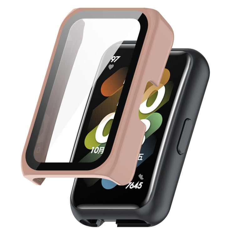 PC + ฟิล์มกระจกนิรภัยในตัวเคสนาฬิกาป้องกัน, For Huawei Watch Fit Mini, For Xplora X5 Play Children Watch
