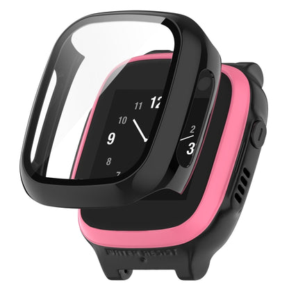 PC + ฟิล์มกระจกนิรภัยในตัวเคสนาฬิกาป้องกัน, For Huawei Watch Fit Mini, For Xplora X5 Play Children Watch