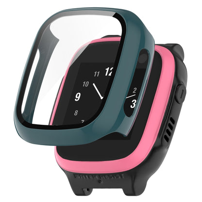 PC + ฟิล์มกระจกนิรภัยในตัวเคสนาฬิกาป้องกัน, For Huawei Watch Fit Mini, For Xplora X5 Play Children Watch