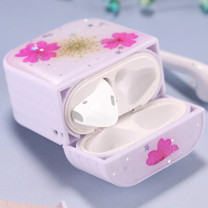 สำหรับ AirPods 1 / 2 เคสป้องกันหูฟังไร้สายลายดอกไม้ผู้หญิงสวย, For AirPods 1 / 2