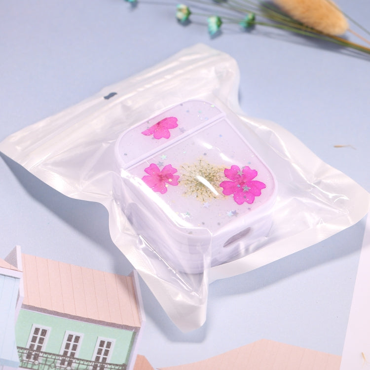 สำหรับ AirPods 1 / 2 เคสป้องกันหูฟังไร้สายลายดอกไม้ผู้หญิงสวย, For AirPods 1 / 2
