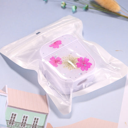 สำหรับ AirPods 1 / 2 เคสป้องกันหูฟังไร้สายลายดอกไม้ผู้หญิงสวย, For AirPods 1 / 2