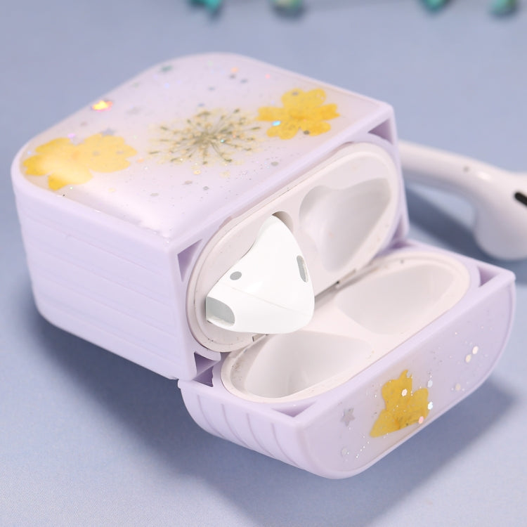 สำหรับ AirPods 1 / 2 เคสป้องกันหูฟังไร้สายลายดอกไม้ผู้หญิงสวย, For AirPods 1 / 2