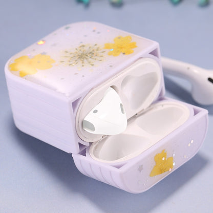 สำหรับ AirPods 1 / 2 เคสป้องกันหูฟังไร้สายลายดอกไม้ผู้หญิงสวย, For AirPods 1 / 2