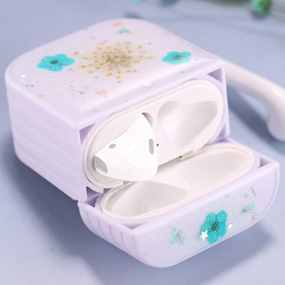 สำหรับ AirPods 1 / 2 Gypsophila ดอกไม้รูปแบบเคสหูฟังไร้สาย, For AirPods 1 / 2