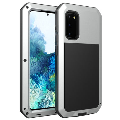 ซิลิโคนกันน้ำกันกระแทก + เคสป้องกันโลหะผสมสังกะสี, For Galaxy S20+, For Galaxy S20