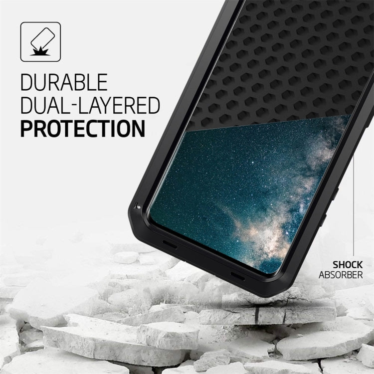 ซิลิโคนกันน้ำกันกระแทก + เคสป้องกันโลหะผสมสังกะสี, For Galaxy S20+, For Galaxy S20