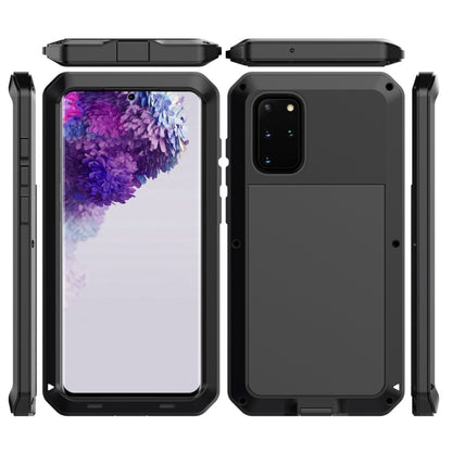 ซิลิโคนกันน้ำกันกระแทก + เคสป้องกันโลหะผสมสังกะสี, For Galaxy S20+, For Galaxy S20
