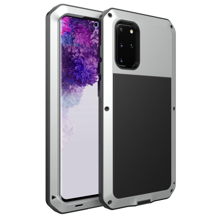 ซิลิโคนกันน้ำกันกระแทก + เคสป้องกันโลหะผสมสังกะสี, For Galaxy S20+, For Galaxy S20