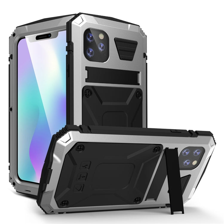 กันกระแทกกันน้ำโลหะกันฝุ่น + เคสซิลิโคนพร้อมตัวยึด, For iPhone 11, For iPhone 11 Pro, For iPhone 11 Pro Max, For iPhone XS Max, For Galaxy S20 Ultra