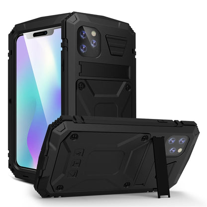 กันกระแทกกันน้ำโลหะกันฝุ่น + เคสซิลิโคนพร้อมตัวยึด, For iPhone 11, For iPhone 11 Pro, For iPhone 11 Pro Max, For iPhone XS Max, For Galaxy S20 Ultra
