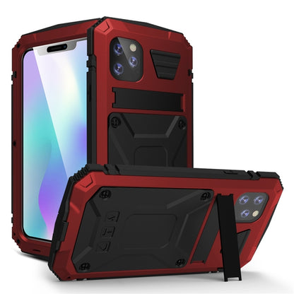 กันกระแทกกันน้ำโลหะกันฝุ่น + เคสซิลิโคนพร้อมตัวยึด, For iPhone 11, For iPhone 11 Pro, For iPhone 11 Pro Max, For iPhone XS Max, For Galaxy S20 Ultra