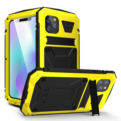 กันกระแทกกันน้ำโลหะกันฝุ่น + เคสซิลิโคนพร้อมตัวยึด, For iPhone 11, For iPhone 11 Pro, For iPhone 11 Pro Max, For iPhone XS Max, For Galaxy S20 Ultra