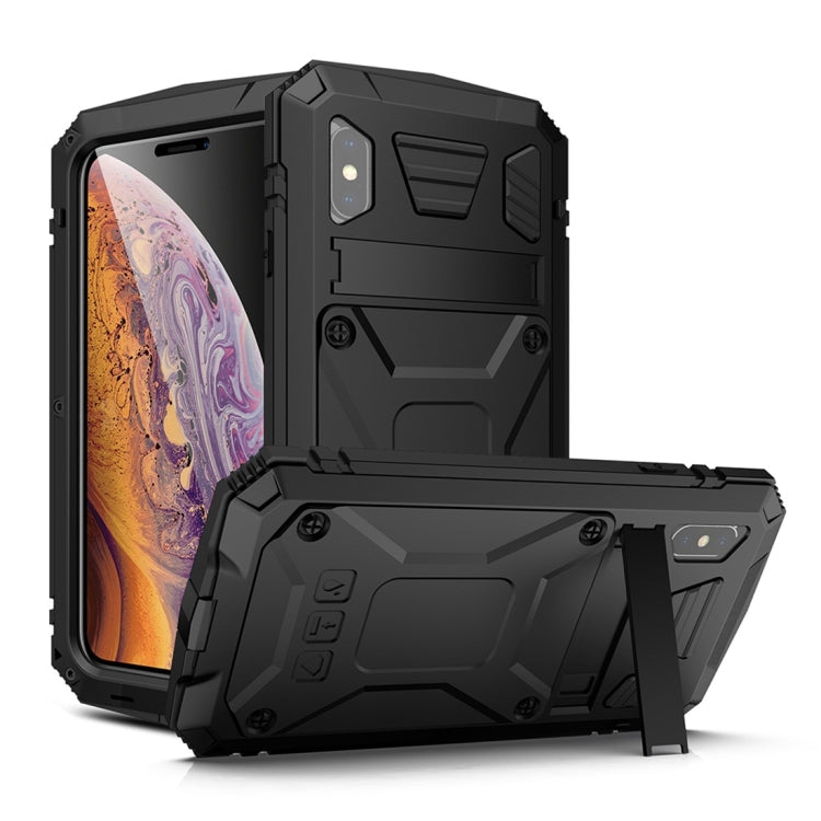 กันกระแทกกันน้ำโลหะกันฝุ่น + เคสซิลิโคนพร้อมตัวยึด, For iPhone 11, For iPhone 11 Pro, For iPhone 11 Pro Max, For iPhone XS Max, For Galaxy S20 Ultra