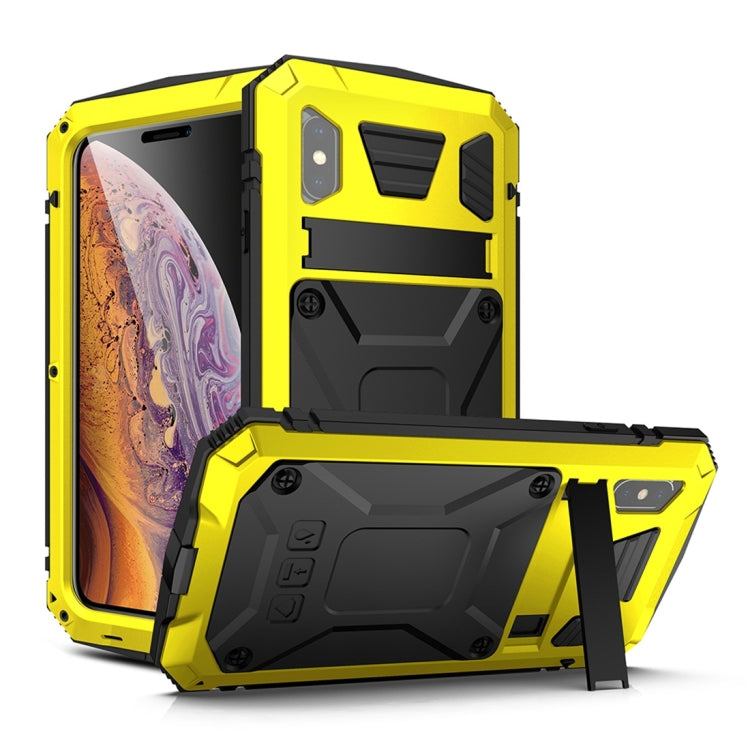 กันกระแทกกันน้ำโลหะกันฝุ่น + เคสซิลิโคนพร้อมตัวยึด, For iPhone 11, For iPhone 11 Pro, For iPhone 11 Pro Max, For iPhone XS Max, For Galaxy S20 Ultra