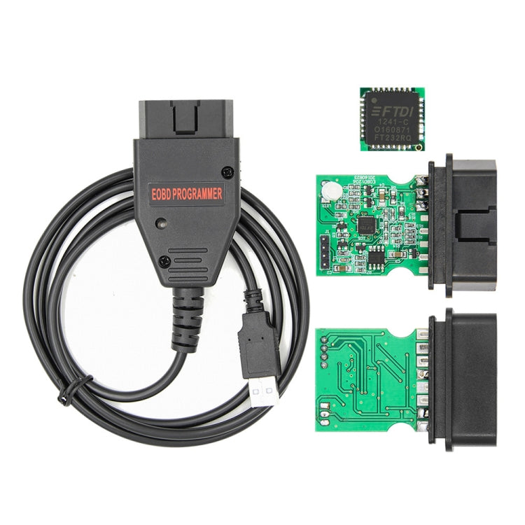 EOBD2 Flasher FT232RQ Galletto 1260 สาย Auto Chip Tuning อินเทอร์เฟซ Remap Flasher Programmer เครื่องมือ, EOBD2 Flasher