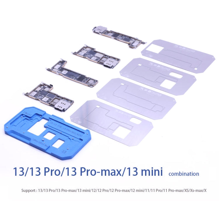 MiJing Z20 Pro สำหรับ iPhone X-13 Pro Max 14 in 1 เมนบอร์ดชั้นกลาง Reballing การประสาน แพลตฟอร์ม, MiJing Z20 Pro