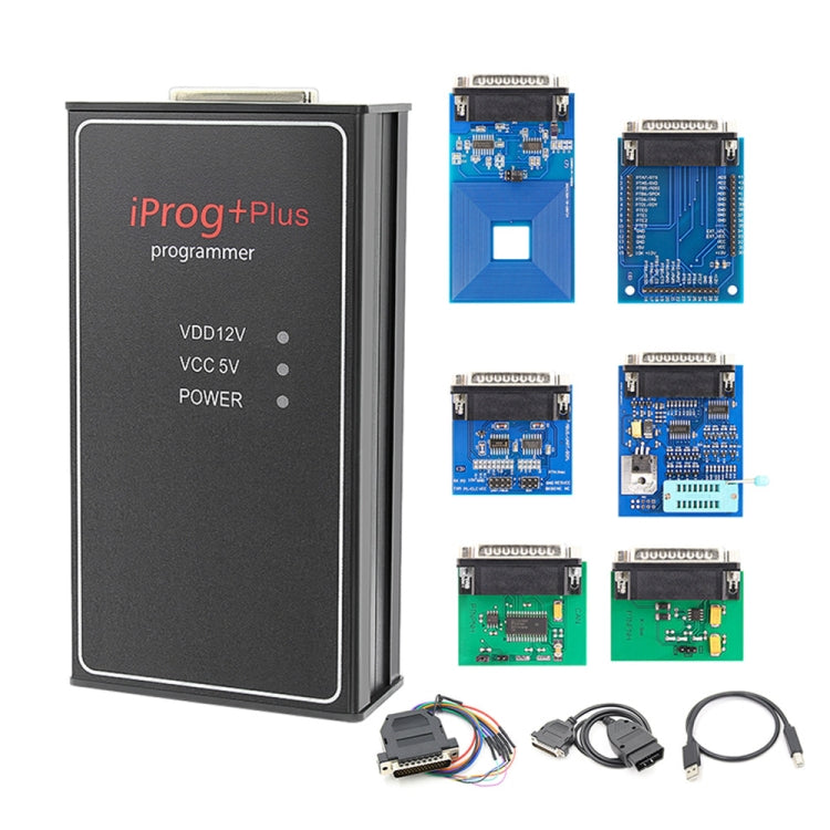 IPROG + Plus 777 โปรแกรมเมอร์รถยนต์รองรับ IMMO + การแก้ไขระยะทาง + เครื่องมือรีเซ็ตถุงลมนิรภัย, Car Programmer